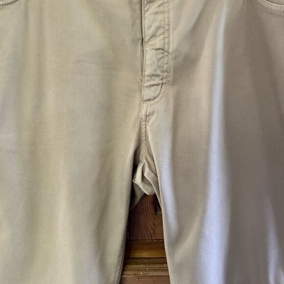Men's Ermenegildo Zegna 42 x 30 Tan Cream Jeans Denim Straight Leg Trousers - Picture 5 of 13